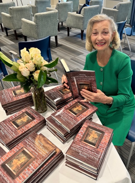 Patricia Carson at her book launch