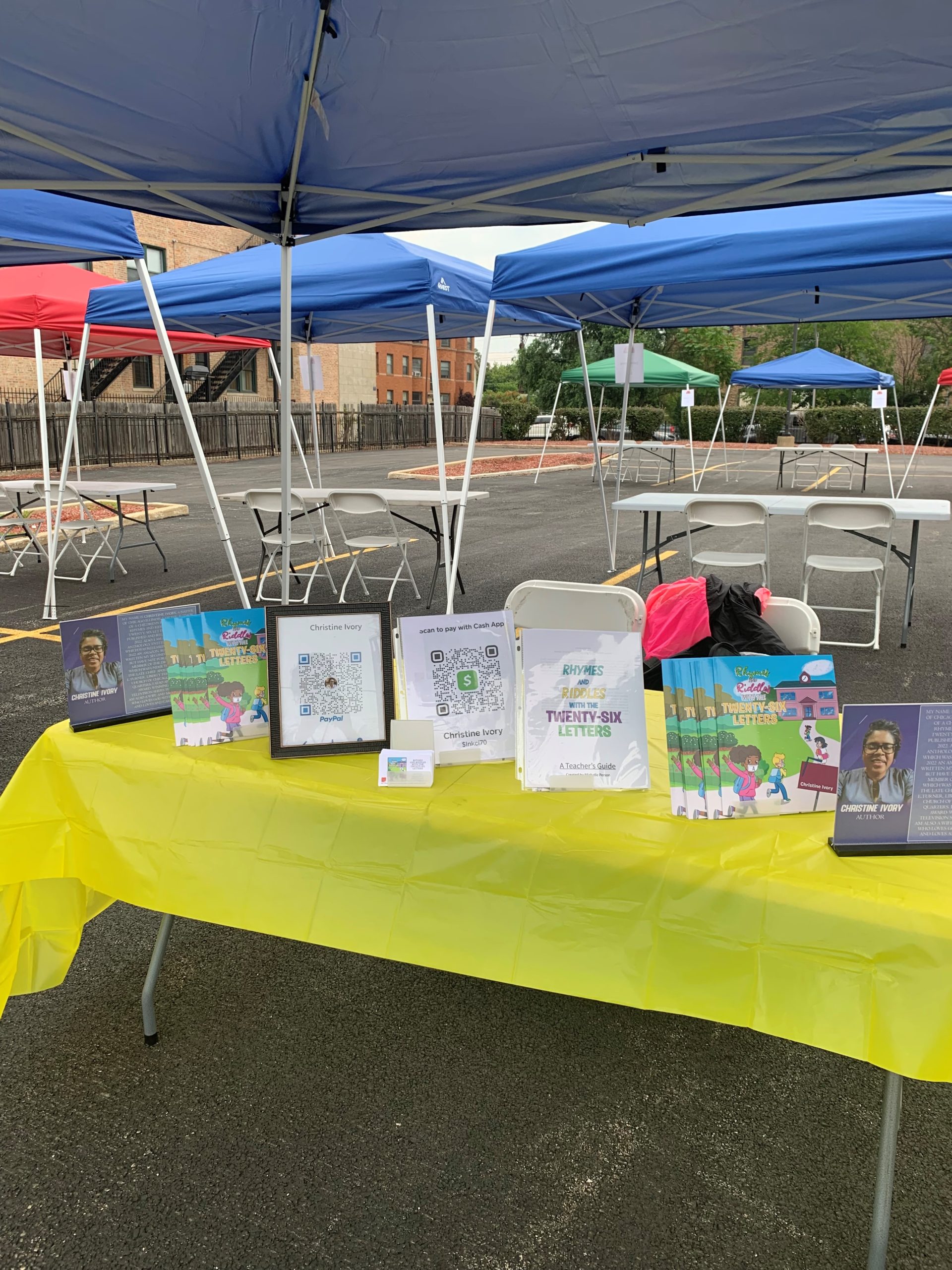 Booth at Soulful Chicago Book Fair