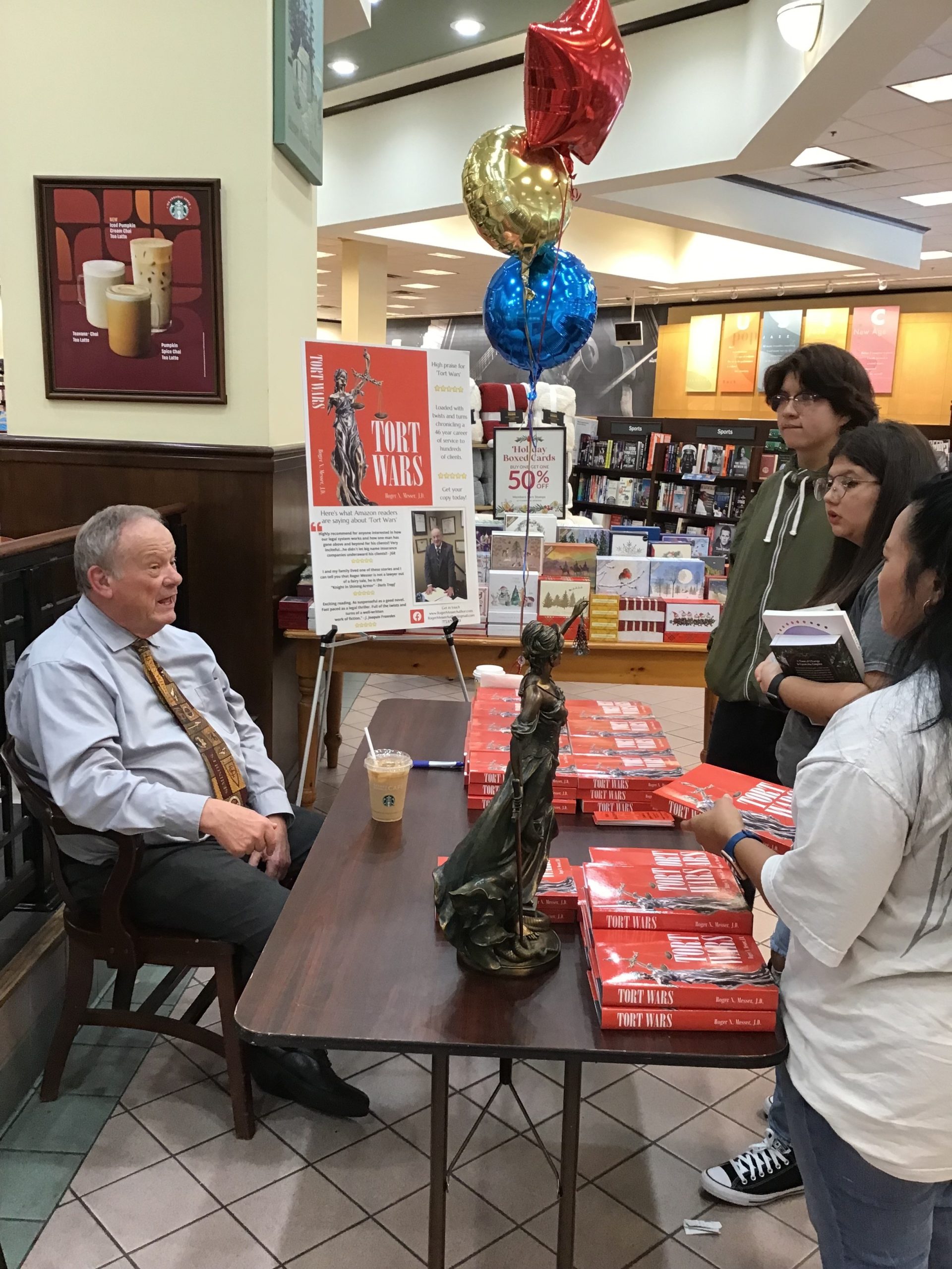 Book signing for Roger N. Messer J.D