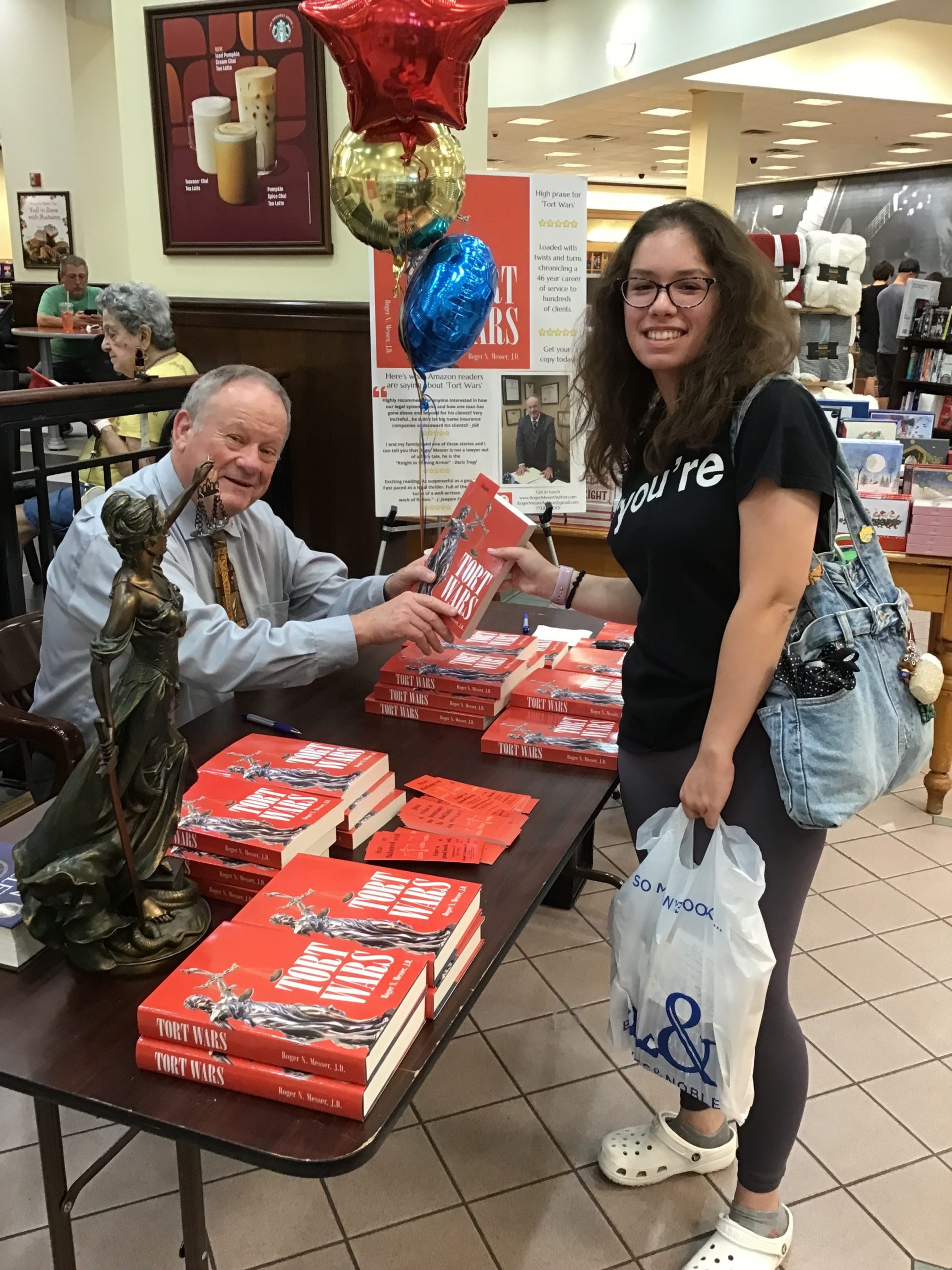 Book signing for Roger N. Messer J.D