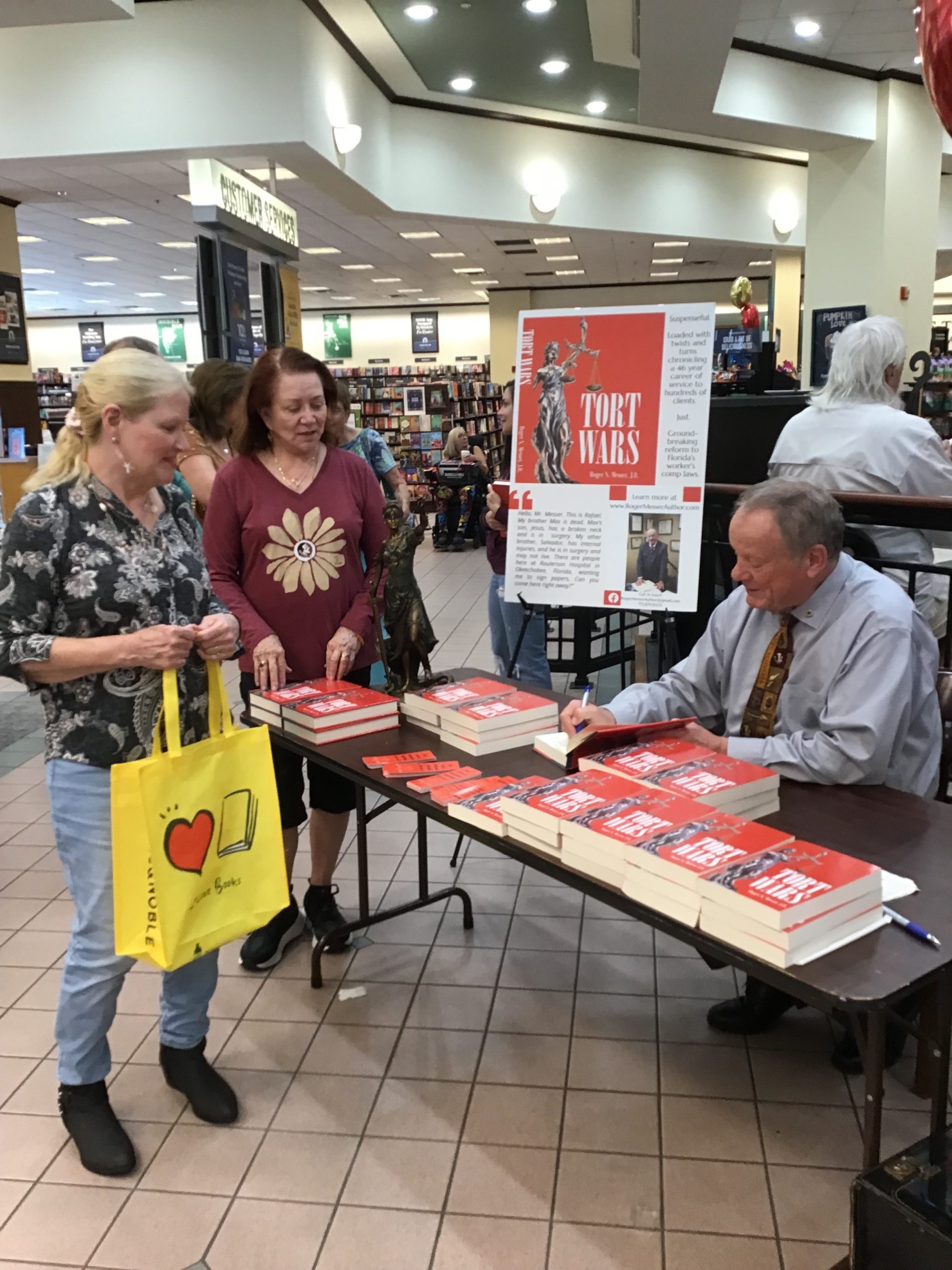 Book signing for Roger N. Messer J.D