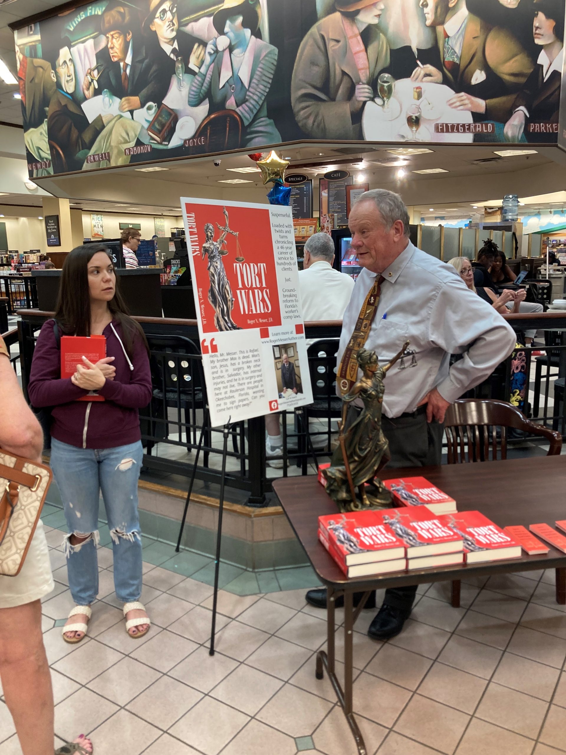 Book signing for Roger N. Messer J.D