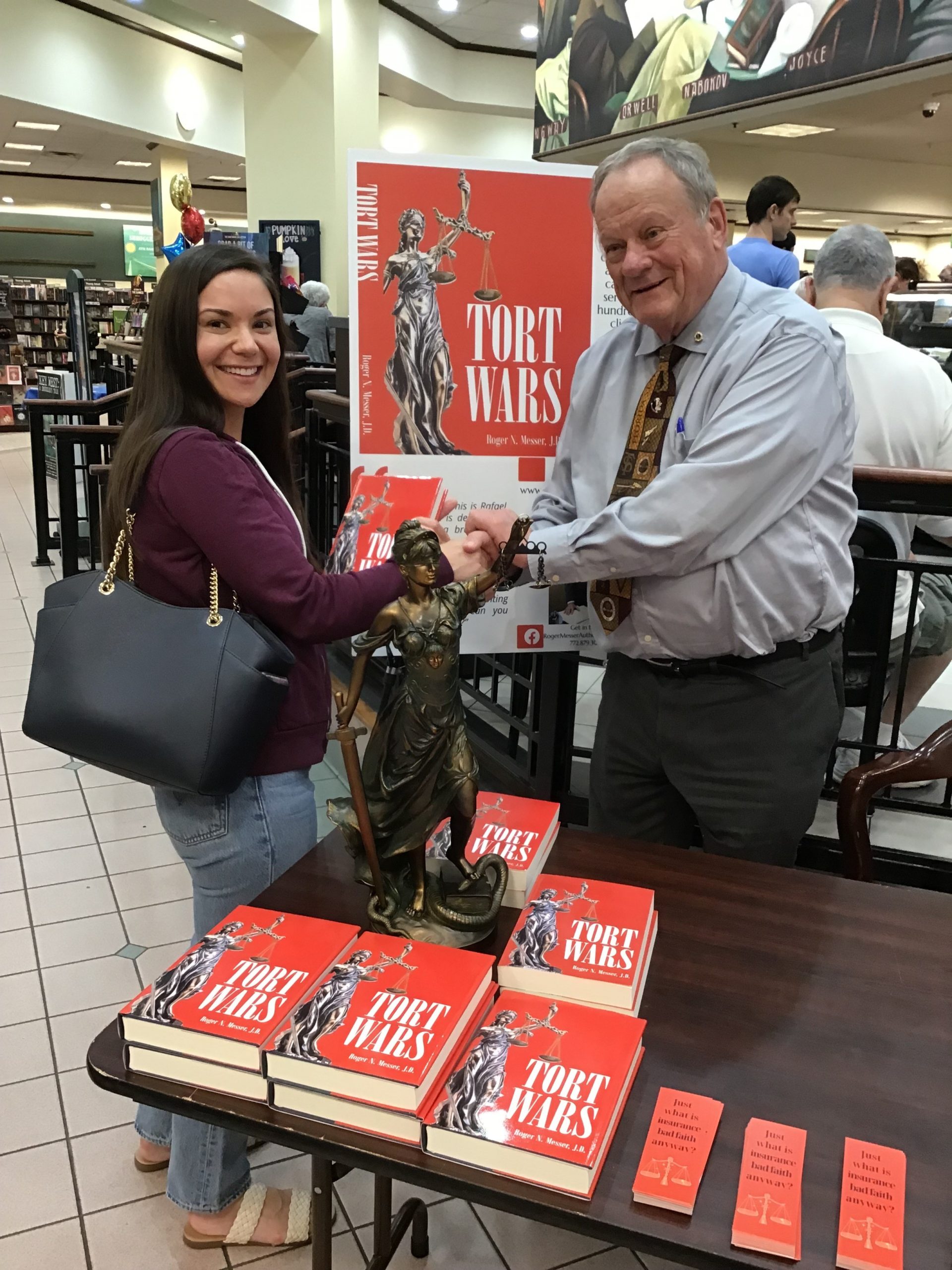 Book signing for Roger N. Messer J.D