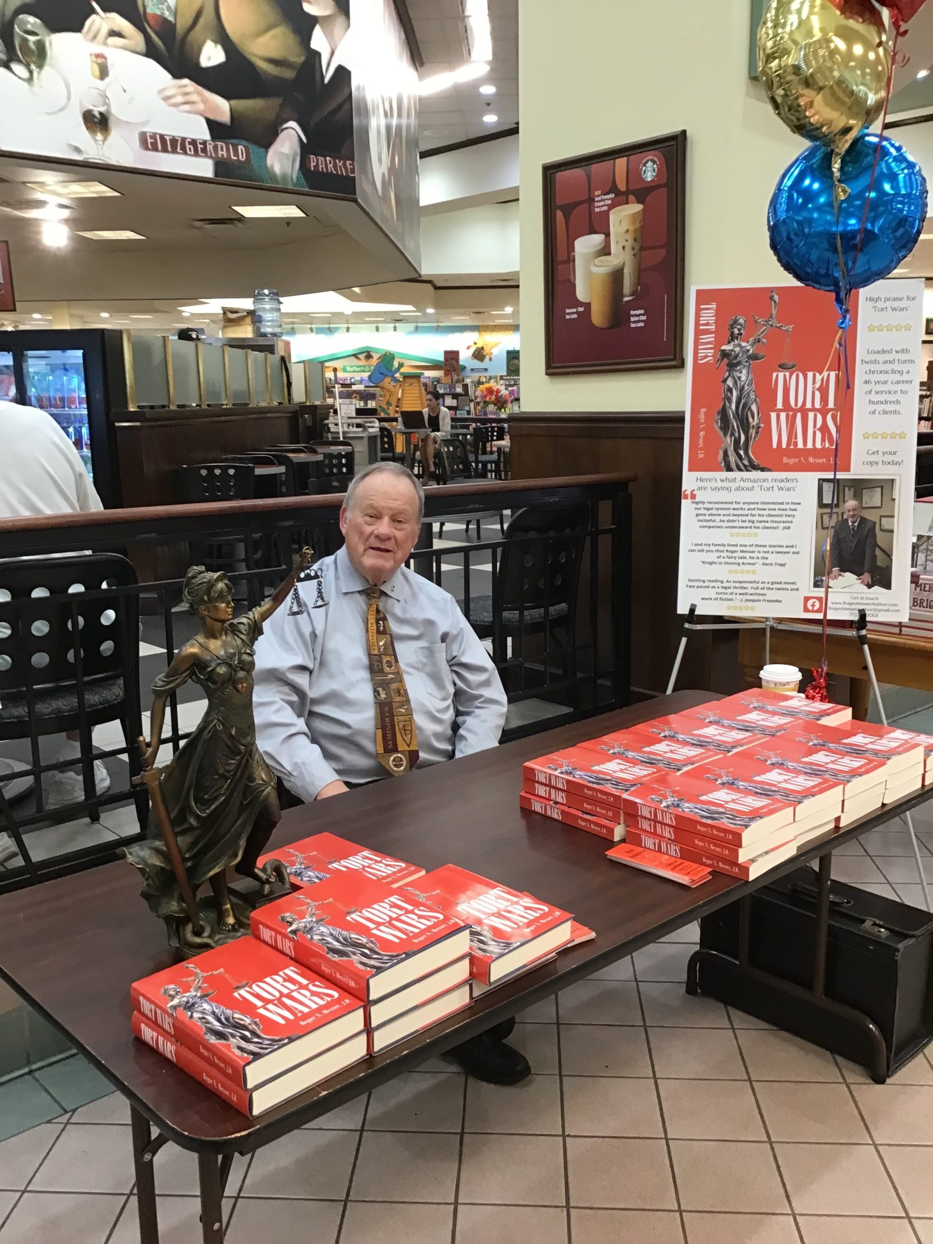 Book signing for Roger N. Messer J.D